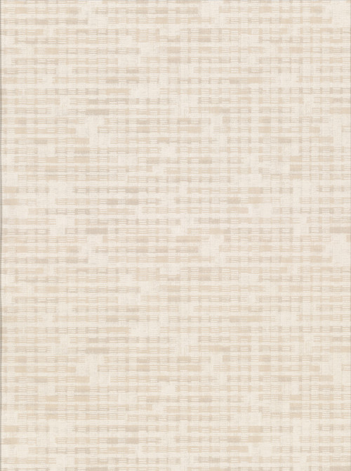 Brewster Clarice Beige Distressed Faux Linen Wallpaper Riva Covers about 57.8 square feet 21-in by 33-ft long roll Unpasted 12.5 - My Fabric Connection -