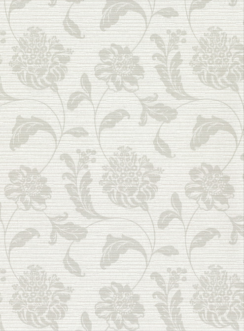 Warner Holiday Light Grey Jacobean Wallpaper Warner Basics V Covers about 60.8 square feet 27-in by 27-ft long roll Unpasted 18 - My Fabric Connection -