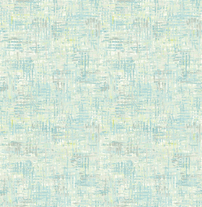 Brewster Avalon Turquoise Weave Wallpaper Texture Trends II Covers about 56.4 square feet 20.5-in by 33-ft long roll Unpasted 10.5 - My Fabric Connection -