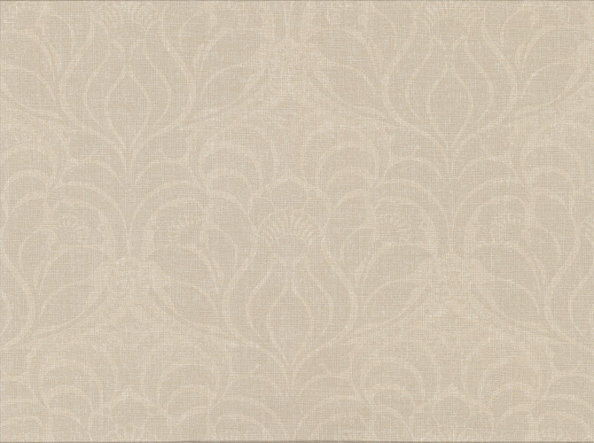 Warner Sandor Cream Damask Wallpaper Cortina IV Covers about 60.8 square feet 27-in by 27-ft long roll Unpasted 18 - My Fabric Connection -