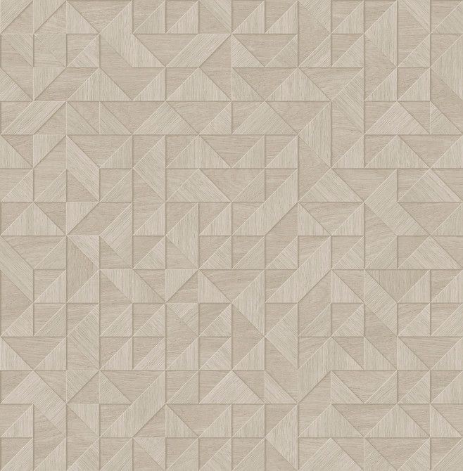 Decorline Gallerie Grey Triangle Geometric Wallpaper Architecture Covers about 56.4 square feet 20.5-in by 33-ft long roll Unpasted 20.9 - My Fabric Connection -