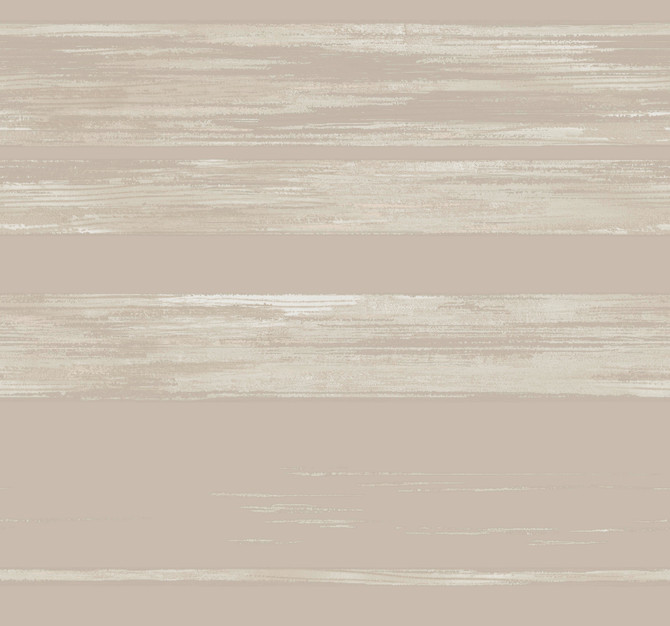 Ronald Redding Horizontal Dry Brush Taupe Wallpaper 24 Karat Covers about 60.8 square feet 27-in by 27-ft long roll Unpasted 25.25 - My Fabric Connection -