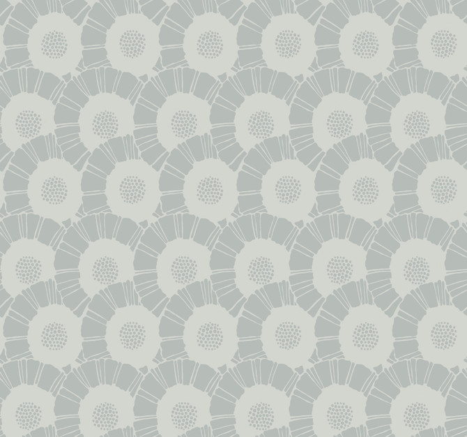 Antonina Vella Coco Bloom Metallic Wallpaper Antonina Vella Deco Covers about 60.8 square feet 27-in by 27-ft long roll Unpasted 25.25 - My Fabric Connection -