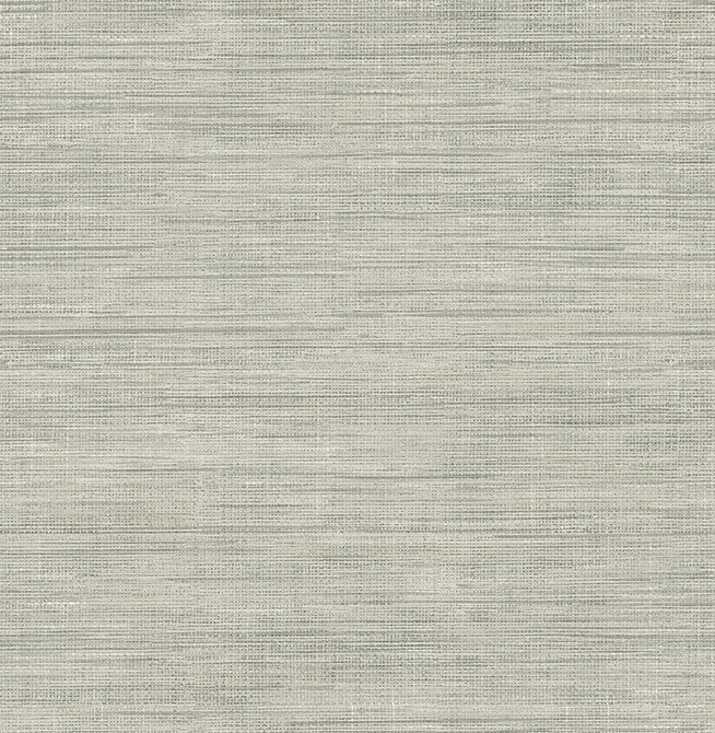 Brewster Island Grey Faux Grasscloth Wallpaper Brewster Essentials Covers about 56.4 square feet 20.5-in by 33-ft long roll Unpasted 0 - My Fabric Connection -