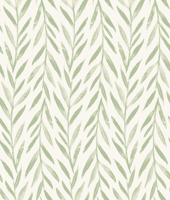 Magnolia Home Magnolia Home Willow Green Peel & Stick Wallpaper York Premium Peel + Stick Magnolia Covers about 34.2 square feet 20.5-in by 20-ft long roll Peel & Stick 24 - My Fabric Connection -