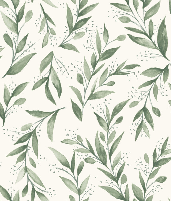 Magnolia Home Magnolia Home Olive Branch Olive Grove Peel & Stick Wallpaper York Premium Peel + Stick Magnolia Covers about 34.2 square feet 20.5-in by 20-ft long roll Peel & Stick 24 - My Fabric Connection -