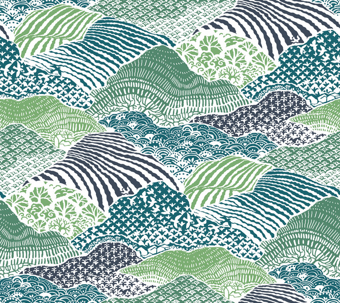 Madcap Cottage Shangri-La Palm Green Peel & Stick Wallpaper Madcap Cottage Covers about 45 square feet 27-in by 20-ft long roll Peel & Stick 24 - My Fabric Connection - Madcap Cottage Shangri-La Palm Green Peel & Stick Wallpaper Madcap Cottage Covers about 45 square feet 27-in by 20-ft long roll Peel & Stick 24 - My Fabric Connection -