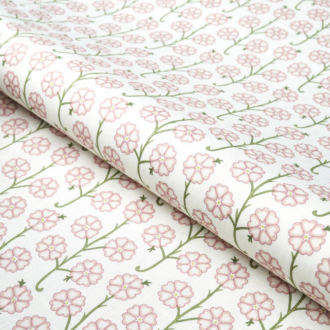 Schumacher Fabric Gardenia Rose 181401 Neisha Crosland 3.88" - My Fabric Connection -