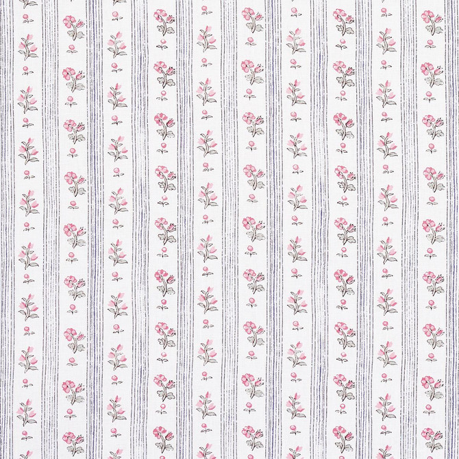 Schumacher Fabric Cabanon Stripe Rose 175965 New Old-Fashioned 6.0" - My Fabric Connection -