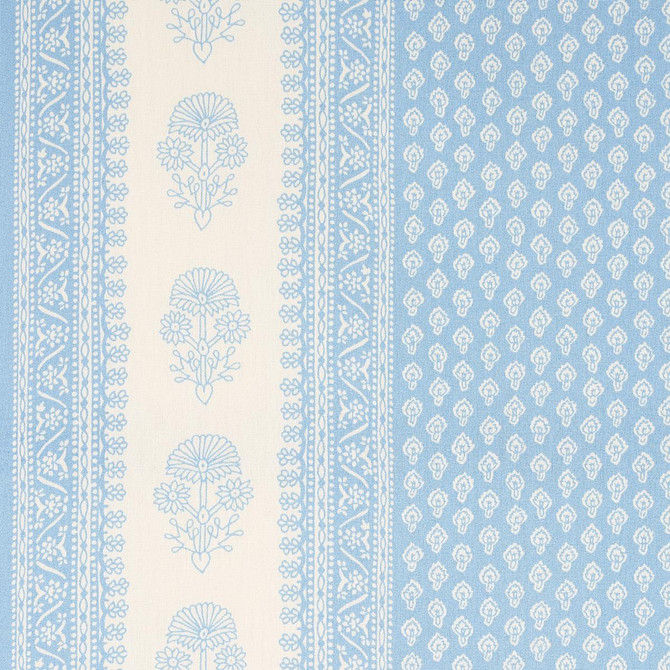 Schumacher Fabric Hyacinth Indoor/Outdoor China Blue 180730 Mark D. Sikes 54.0" - My Fabric Connection -