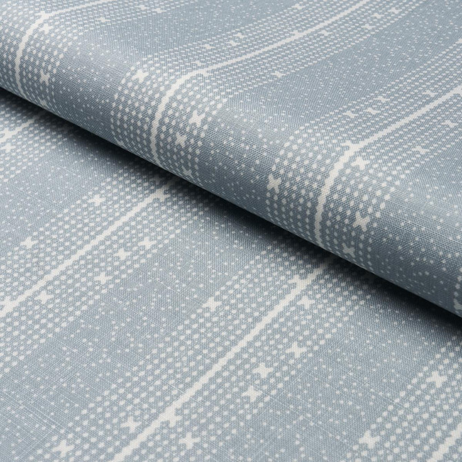 Schumacher Fabric Stella Stripe Blue 182112 Veere Grenney 8.88" - My Fabric Connection -