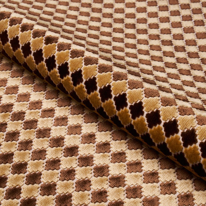 Schumacher Fabric Marrakesh Velvet Chocolate Brown 65646 Cut & Patterned Velvets 1.0" - My Fabric Connection - Schumacher Fabric Marrakesh Velvet Chocolate Brown 65646 Cut & Patterned Velvets 1.0" - My Fabric Connection -