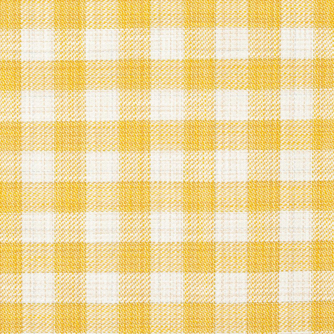 Schumacher Fabric Martina Plaid Indoor/Outdoor Yellow 81413 Easy Elements 9.0" - My Fabric Connection -