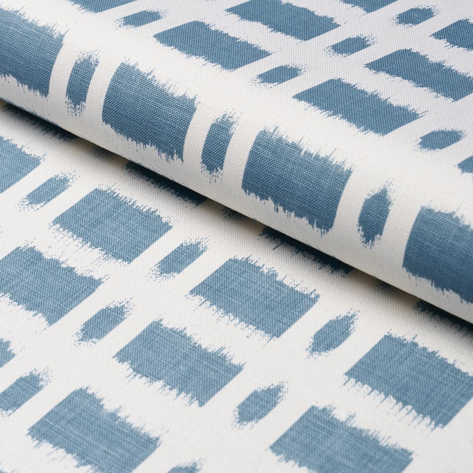 Schumacher Fabric Townline Road Marine TOWN007 Veere Grenney 3.38" - My Fabric Connection -
