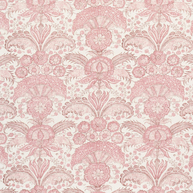 Schumacher Fabric Calicut Blush 1283005 Jacaranda 27.0" - My Fabric Connection -