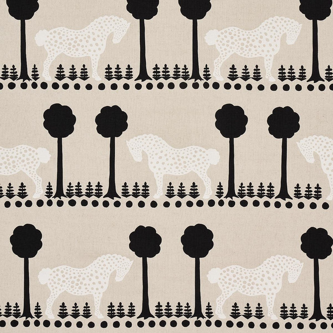 Schumacher Fabric Polka Dot Pony Natural 180902 Folly Cove 54.0" - My Fabric Connection -