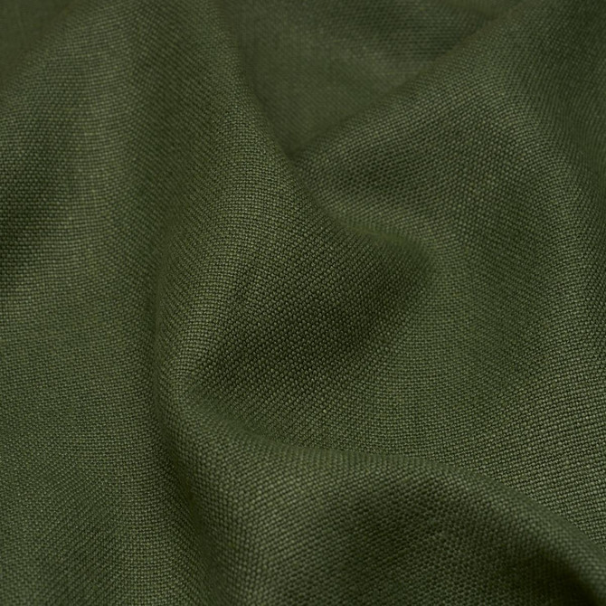 Schumacher Fabric Piet Performance Linen Hunter Green 85400 Johanna Ortiz - My Fabric Connection -