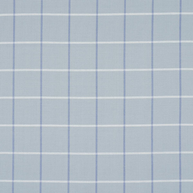 Schumacher Fabric Frannie Windowpane China Blue 83782 Mark D. Sikes 3.0" - My Fabric Connection -