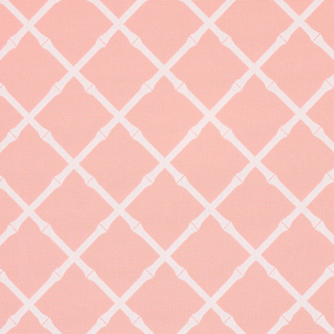 Schumacher Fabric Bamboo Trellis Indoor/Outdoor Pink 82761 Swing Time Indoor/Outdoor 9.25" - My Fabric Connection -