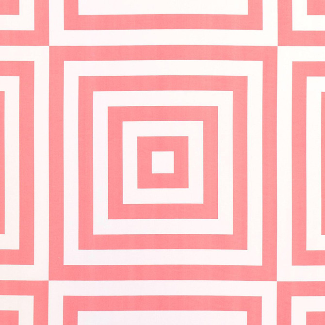 Schumacher Fabric Roxbury Indoor/Outdoor Coral 180923 Swing Time Indoor/Outdoor 54.0" - My Fabric Connection -