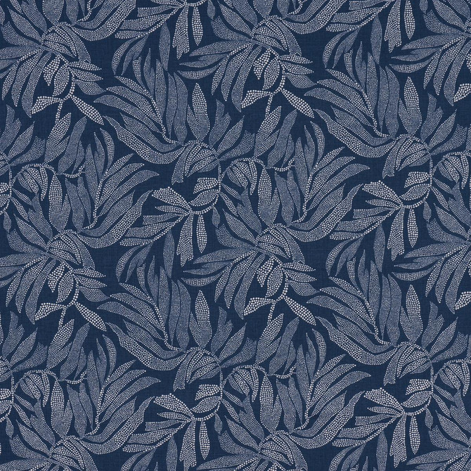 Schumacher Fabric Tayrona Palm Mosaic Pacific Ocean Hues 182592 Johanna Ortiz 27.0" - My Fabric Connection -