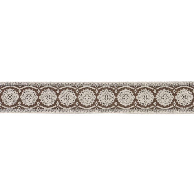 Schumacher Trim Maximilian Tape Brown 84331 Rita Konig - My Fabric Connection -