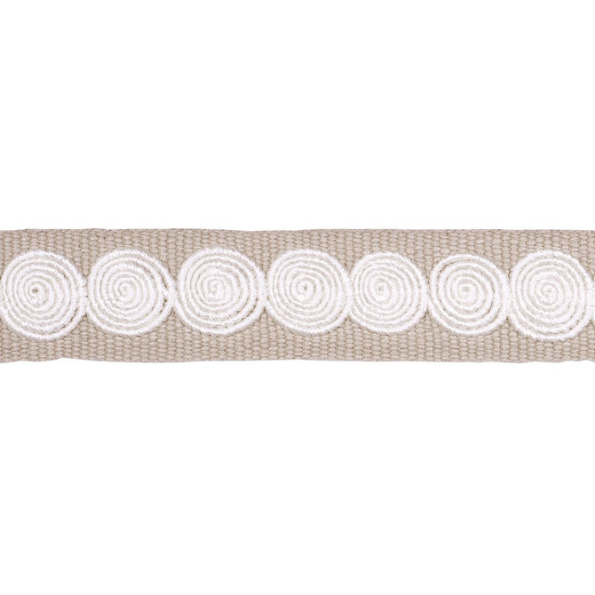 Schumacher Trim Castille Tape Narrow Neutral 83884 Perennial Favorite Trims - My Fabric Connection -