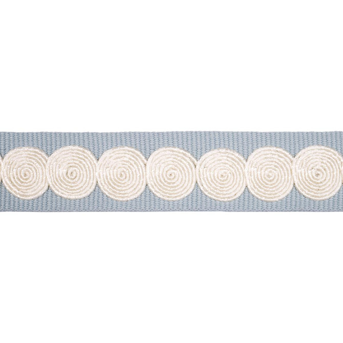 Schumacher Trim Castille Tape Narrow Sky 83880 Perennial Favorite Trims - My Fabric Connection -