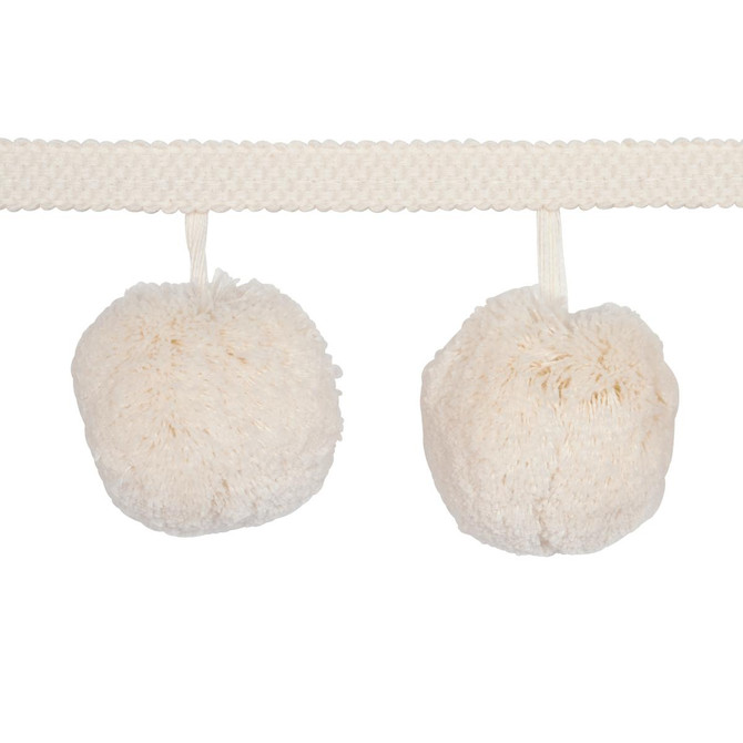 Schumacher Trim Pom Pom Ivory 84770 Ashbury - My Fabric Connection - Schumacher Trim Pom Pom Ivory 84770 Ashbury - My Fabric Connection -