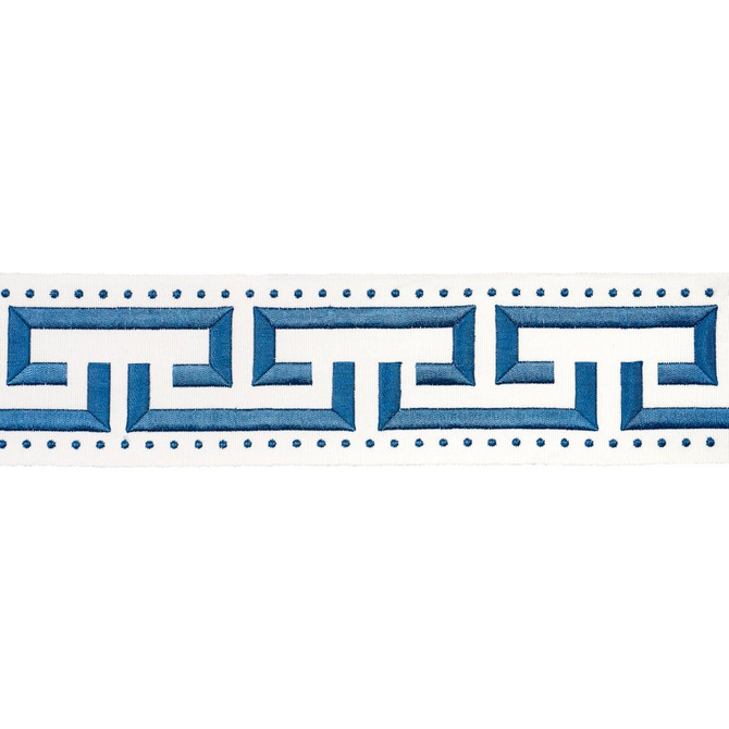 Schumacher Trim Margo Fret Marine 84580 Paloma Contreras Trims 3.0" - My Fabric Connection -