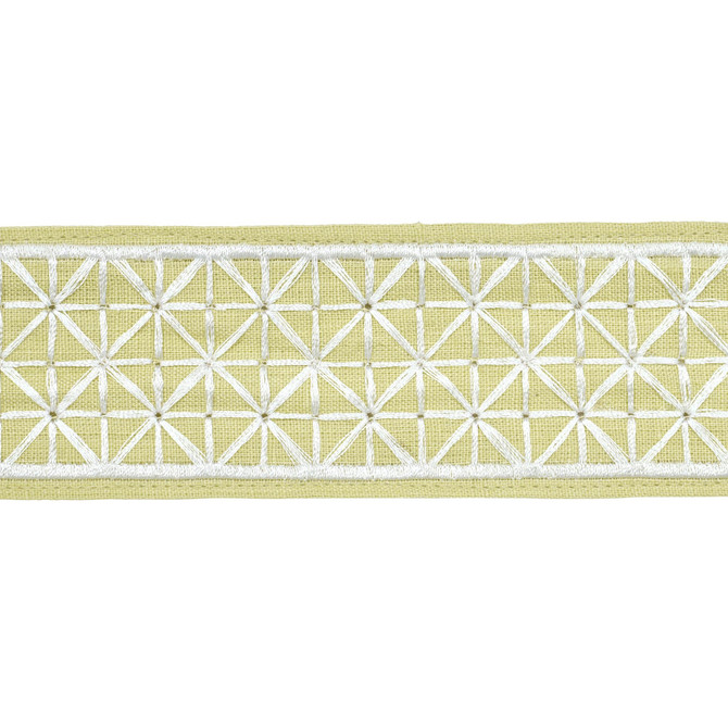 Schumacher Trim Directoire Tape Narrow Citron 83853 Perennial Favorite Trims - My Fabric Connection - Schumacher Trim Directoire Tape Narrow Citron 83853 Perennial Favorite Trims - My Fabric Connection -