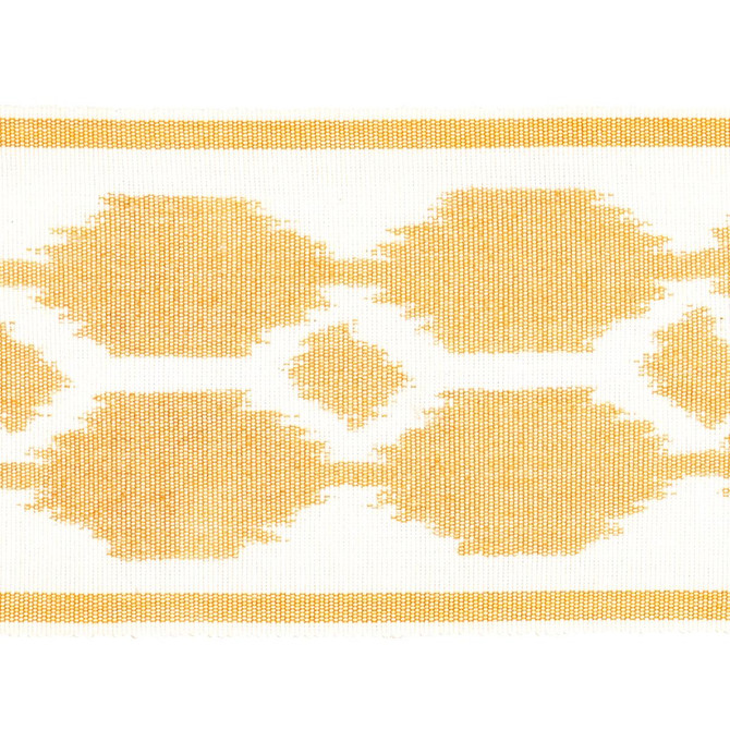 Schumacher Trim Telia Tape Ochre 73696 Ikats 3.5" - My Fabric Connection -