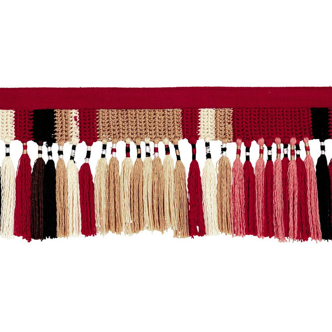 Schumacher Trim El Morocco Handmade Tassel Warm Multi 82520 Johnson Hartig 16.0" - My Fabric Connection -