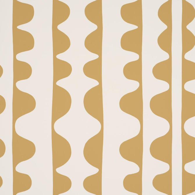 Schumacher Wallpaper Drift Hand Print Ginger 5016621 Hadiya Williams 27.0" - My Fabric Connection -