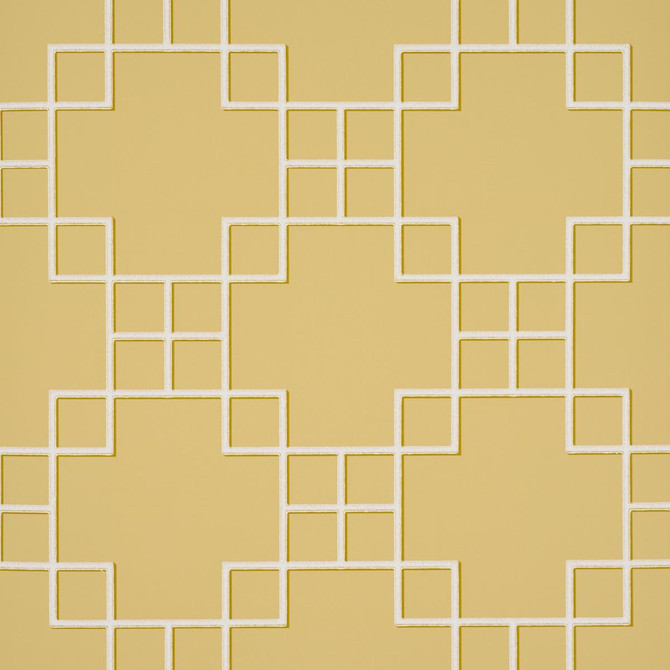 Schumacher Wallpaper Georgette Trellis Buttercup 5016500 A Love Affair 20.5" - My Fabric Connection -