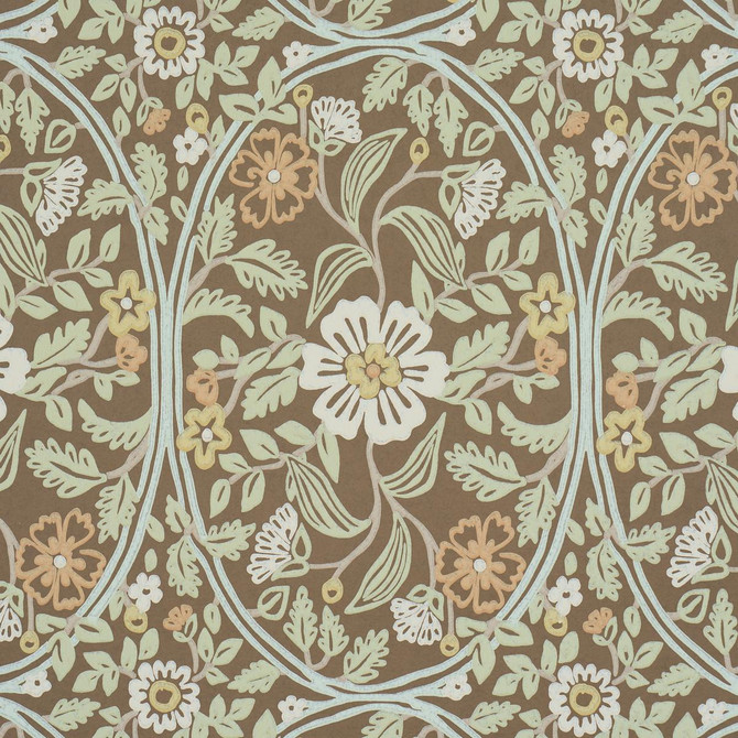 Schumacher Wallpaper Garden Guild Sage 5016272 Craft Revival 27.0" - My Fabric Connection - Schumacher Wallpaper Garden Guild Sage 5016272 Craft Revival 27.0" - My Fabric Connection -