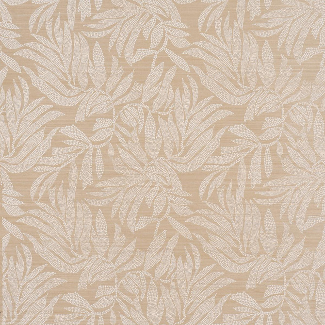 Schumacher Wallpaper Tayrona Palm Mosaic Sisal Playa Dorada Sand 5016950 Johanna Ortiz 18.0" - My Fabric Connection -