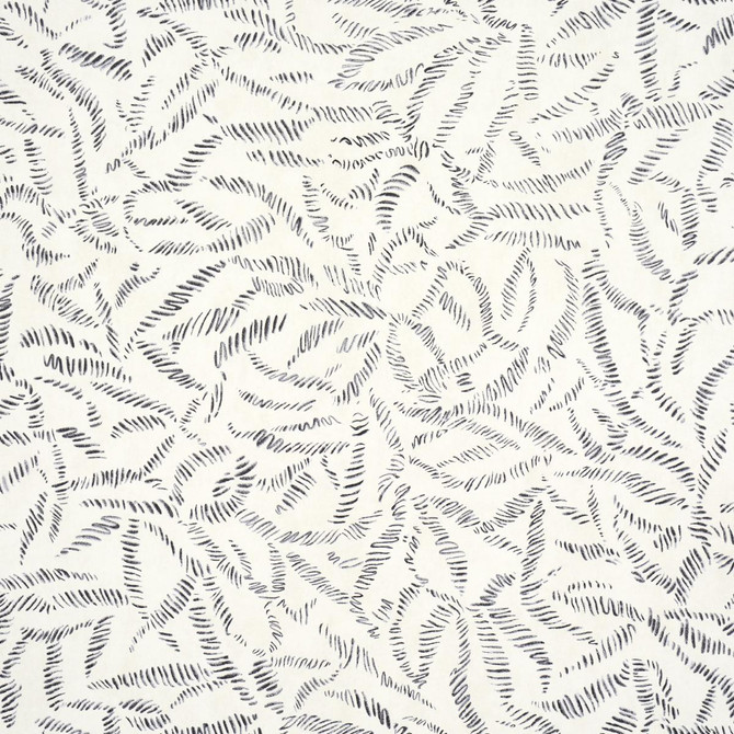 Schumacher Wallpaper Leaf Bloom Charcoal 5016390 Schumacher Design Lab 27.0" - My Fabric Connection -