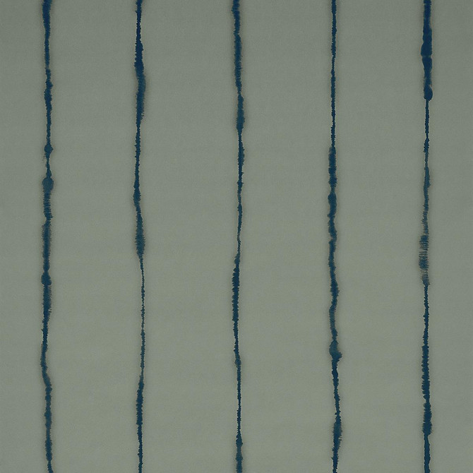 Schumacher Wallpaper Ephemera Teal Gray 5014872 Backdrop 27.0" - My Fabric Connection -