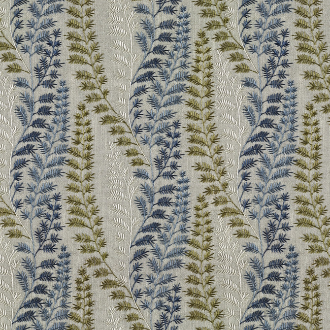 Magnolia Fabric Brookline Forest - 20% Linen, 45% Viscose, 35% Polyester China Horizontal: 15.7 and Vertical: 11 51 - My Fabric Connection -