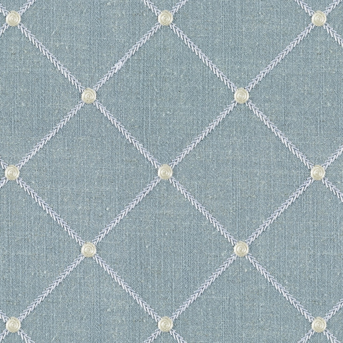 Magnolia Fabric Malden Glacier - 20% Linen, 45% Viscose, 35% Polyester China Horizontal: 5.1 and Vertical: 5.1 51 - My Fabric Connection -