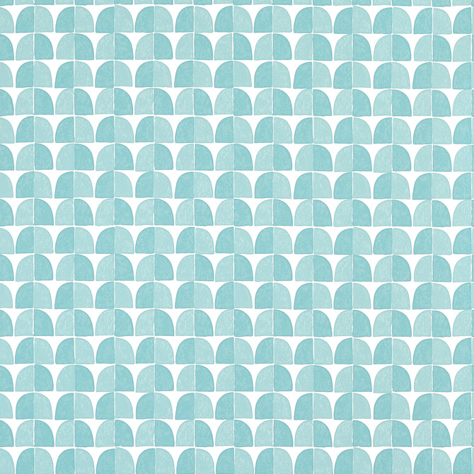 Thibaut Wallpaper Solsbury Turquoise T45018 Wallpaper Wallpaper U.S.A </p><p>Repeat: H: , V: 12.5   (31.75  cm) 27  in  (68.58  cm) - My Fabric Connection -