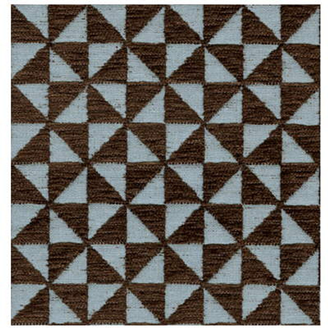 Lee Jofa - Upholstery - TANGO.BLUE/BROWN.0 - Upholstery - RAYON - 67%;COTTON - 33% - United States </p><p>Repeat: H: , V: 27.5 21 - My Fabric Connection -