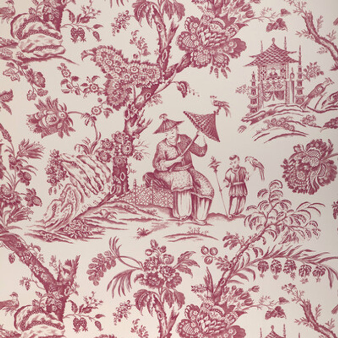 Brunschwig & Fils - Wallcovering - P8023106.10.0 - Wallcovering - PAPER - 95%;VINYL - 5% - United States </p><p>Repeat: H: , V: 27.5 21 - My Fabric Connection -