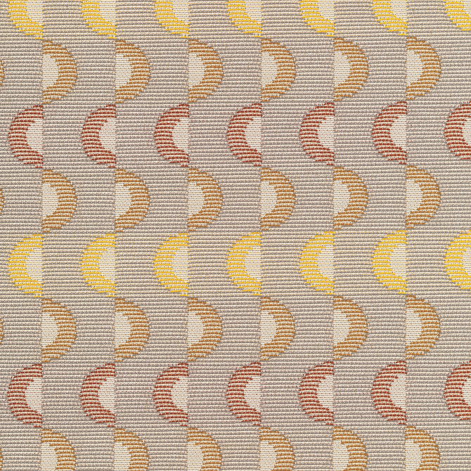 Maxwell Fabric Crypton Crescent # 401 Marmalade CRYPTON RINGSETS 78% POLYESTER
22% SEAQUAL POLYESTER CHINA V- 6.6" H- 1.8" 55" - My Fabric Connection -