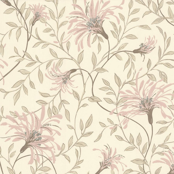 1838 Wallcoverings Wallpaper Fairhaven (Wp) # 02 Rosemore HALF DROP PASTE THE WALL UNITED KINGDOM V-21 20.5"X11YD - My Fabric Connection -