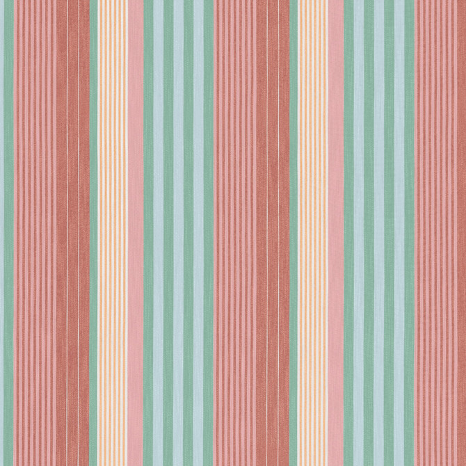 Thibaut Fabric Esprit Stripe Pool and Spice W81701  Fabric U.S.A </p><p>Repeat: H: 14 in (35.56 cm), V: 0 (0.00 cm) 54 in  (137.16 cm) - My Fabric Connection -
