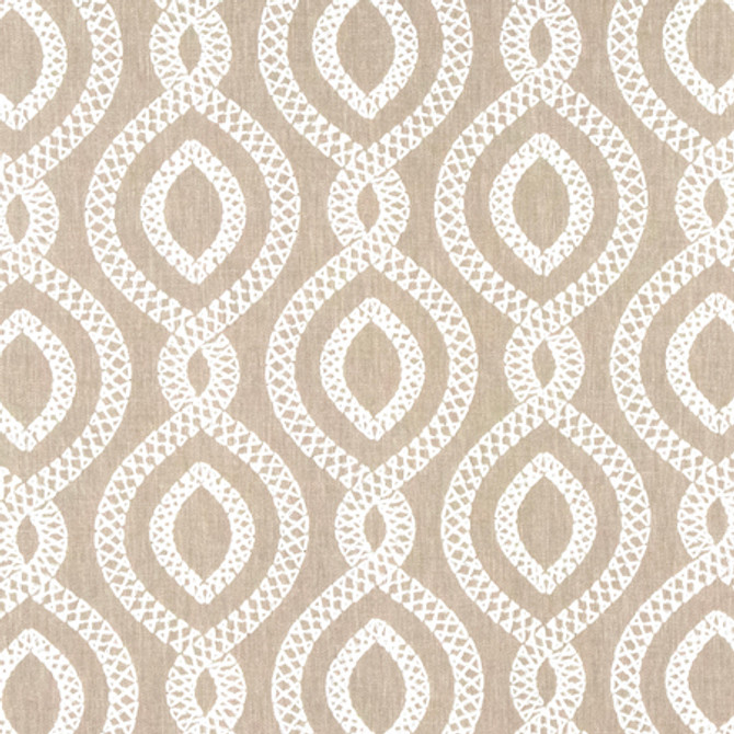 Carole Fabric Historic District Linen Earthbound Base: 68% Polyester, 21% Linen, 11% Cotton Embr: 100% Polyester 51,000 Wyzenbeek Double Rubs 6 1/4" V, 3 1/4" H HD 54" - My Fabric Connection -