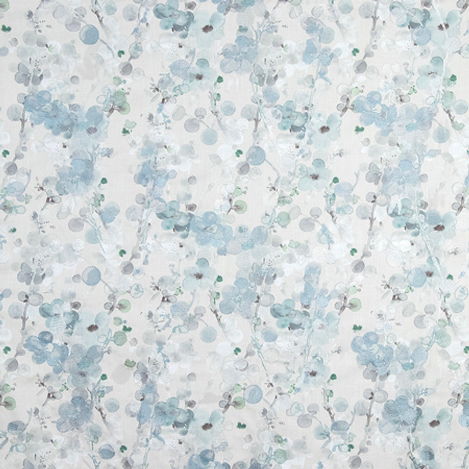 Carole Fabric Nickname Seamist Making Waves Base: 100% Cotton Embr: 100% Rayon 9,000 Wyzenbeek Double Rubs 18 1/2" V, 25" H HD 50" - My Fabric Connection -