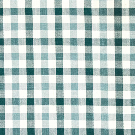 Carole Fabric Check Turquoise Serene Green 75% Cotton, 25% Polyester 60,000 Wyzenbeek Double Rubs 2 3/4" V, 2 5/8" H 55" - My Fabric Connection -